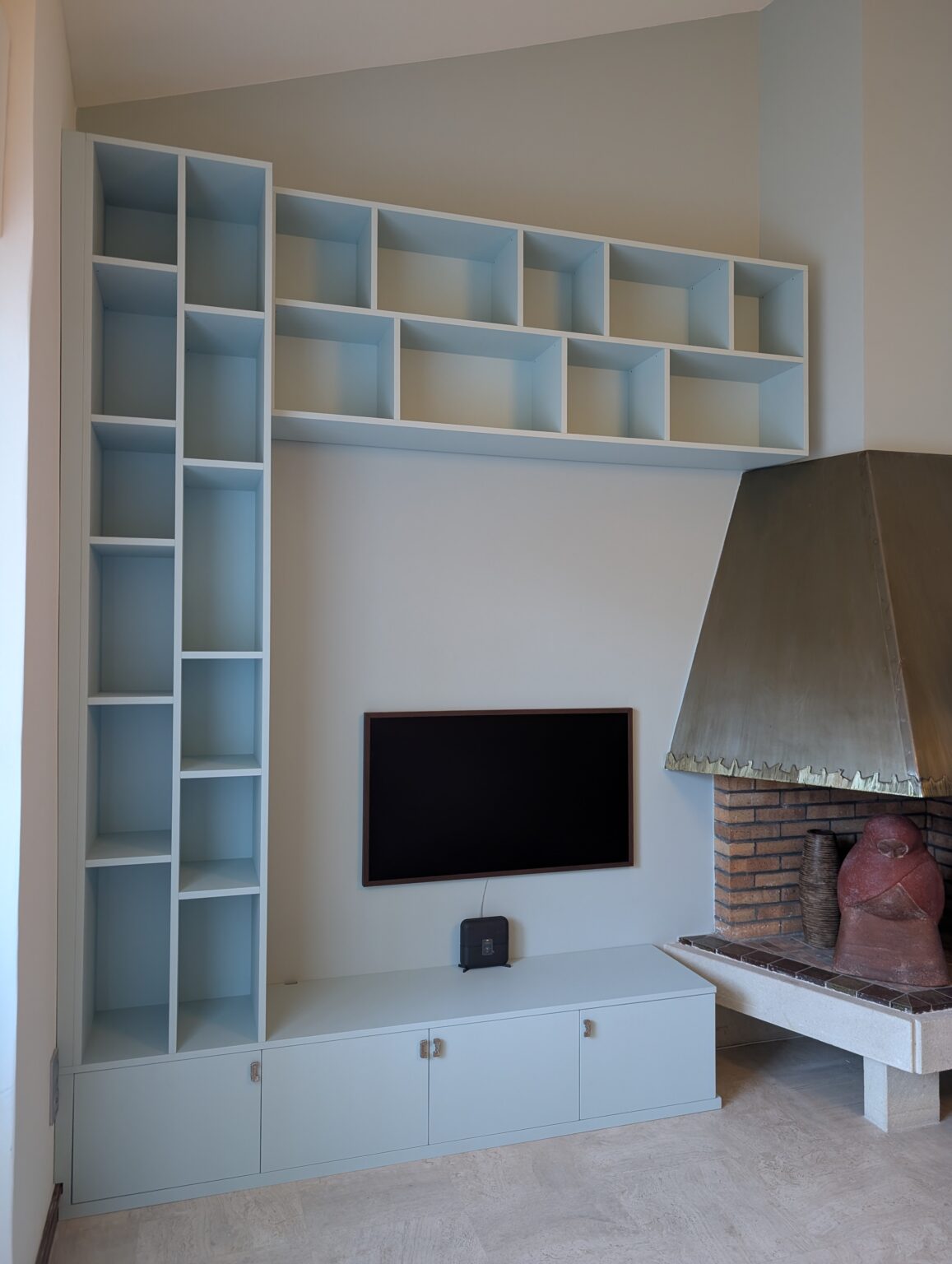 Bibliothèque meuble TV MDF